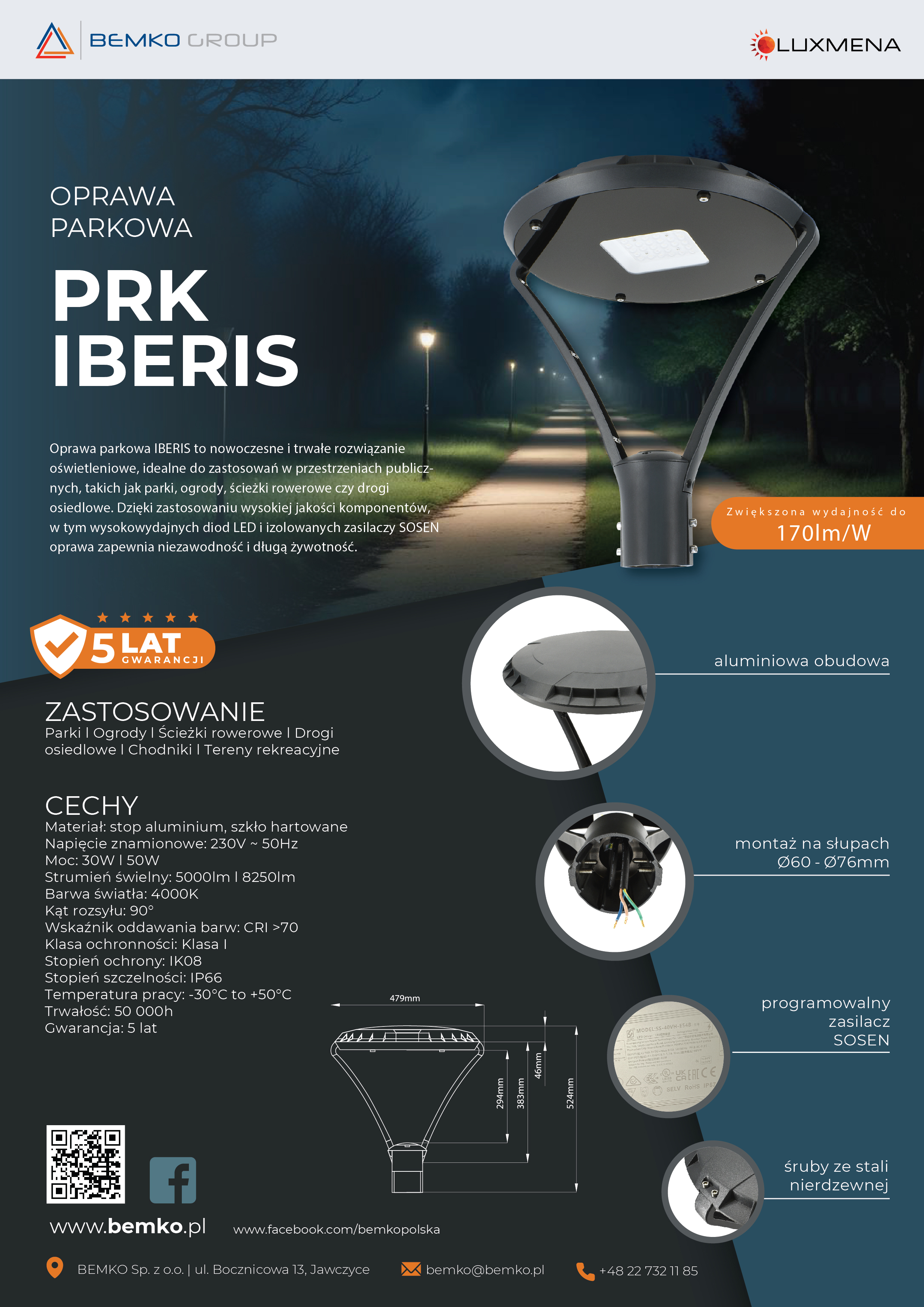 OPRAWA PARKOWA PRK IBERIS - NOWOŚĆ